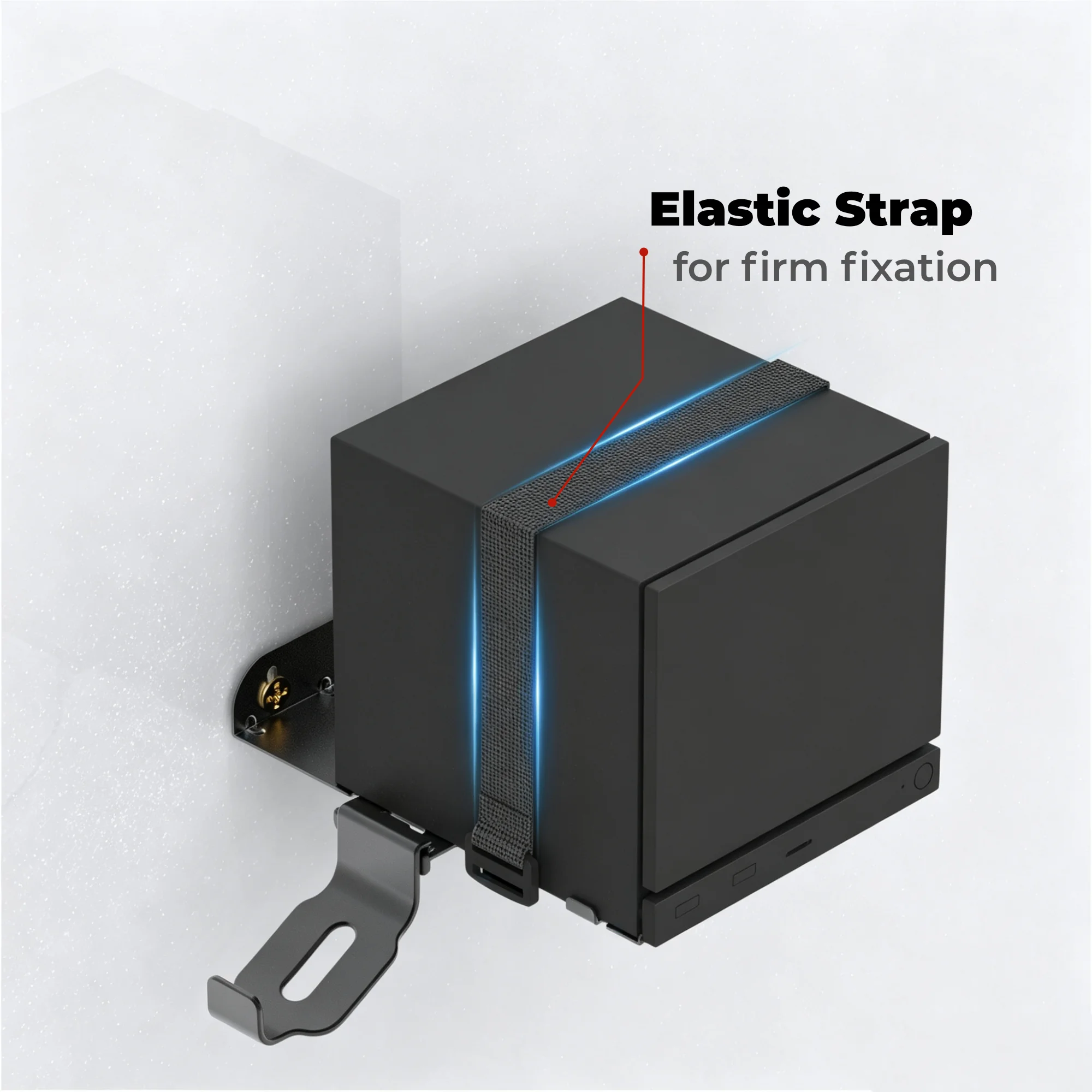 Wall Mount Set Bracket Stand for Steam Machine Steel Material with Controller Storage Hanger Hook Holder for Steam Accessories