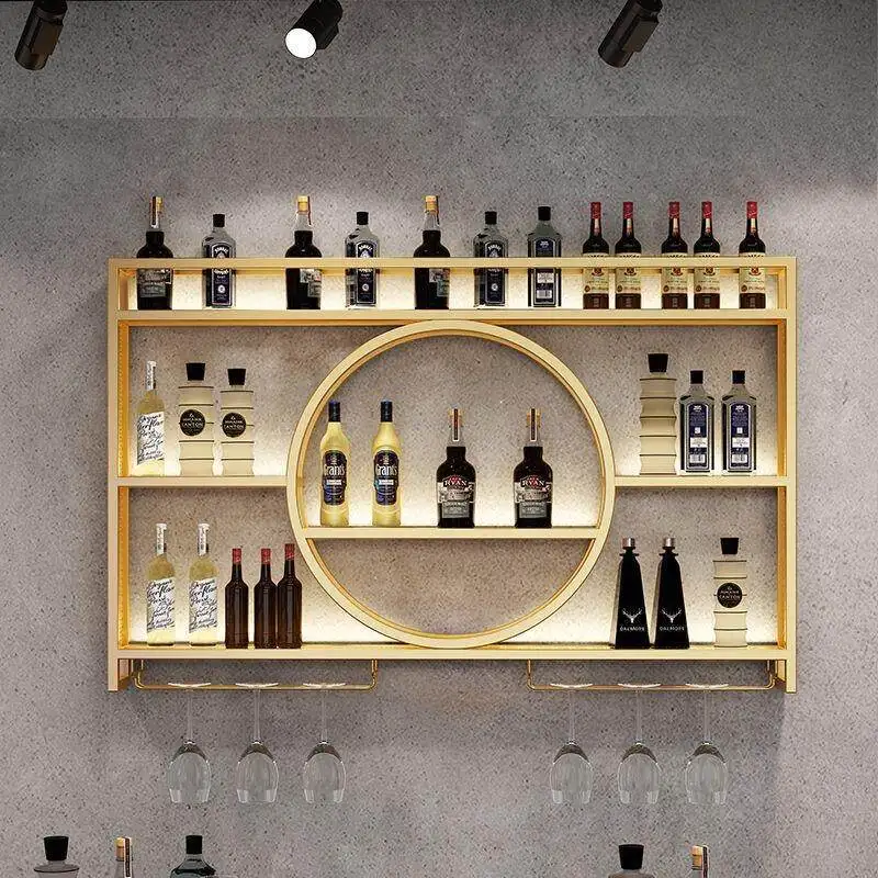 Luxury Glamour Display Showcase Aesthetic Unique Design Simple Showcase Cabinet Creative Storage Home Bar Bar Furniture