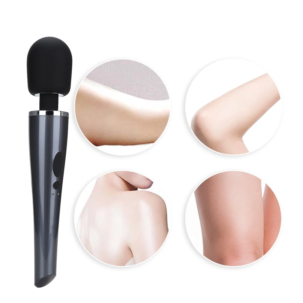 10 Frequency Vibration Massager USB Rechargeable Waterproof Mute Massager Relieve Body Pain and Stiffness Massage Tool