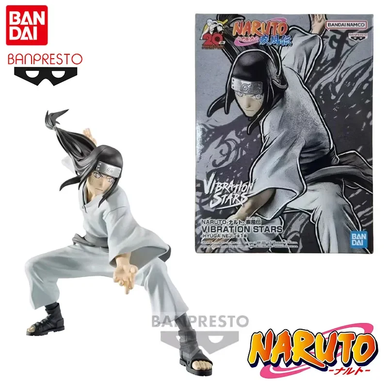 

Genuine Bandai Banpresto NARUTO Anime Figure VIBRATION STARS Hyuga Neji Action Toys for Kids Christmas Gift Collectible Model