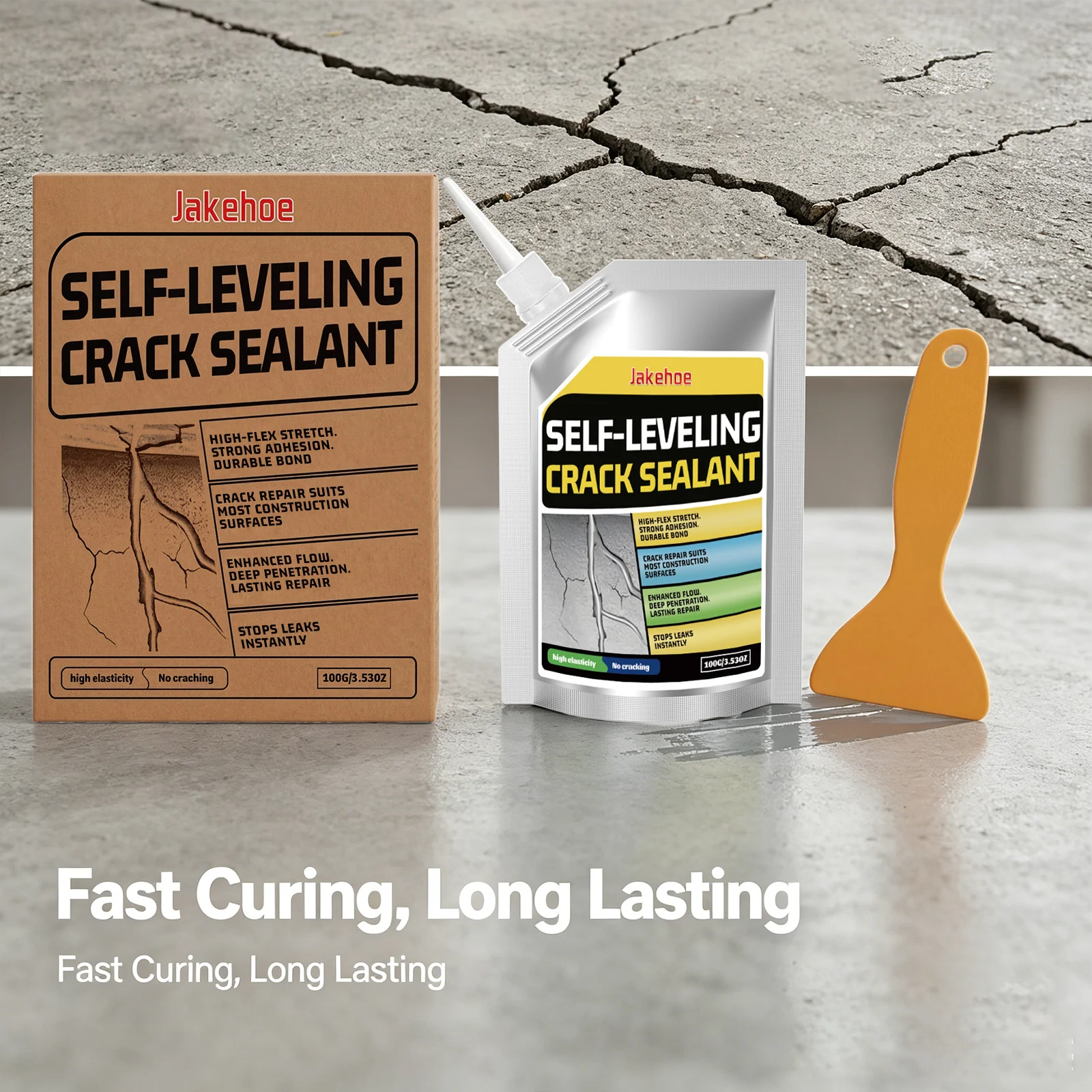 Self-Leveling Crack Sealant for All Surfaces