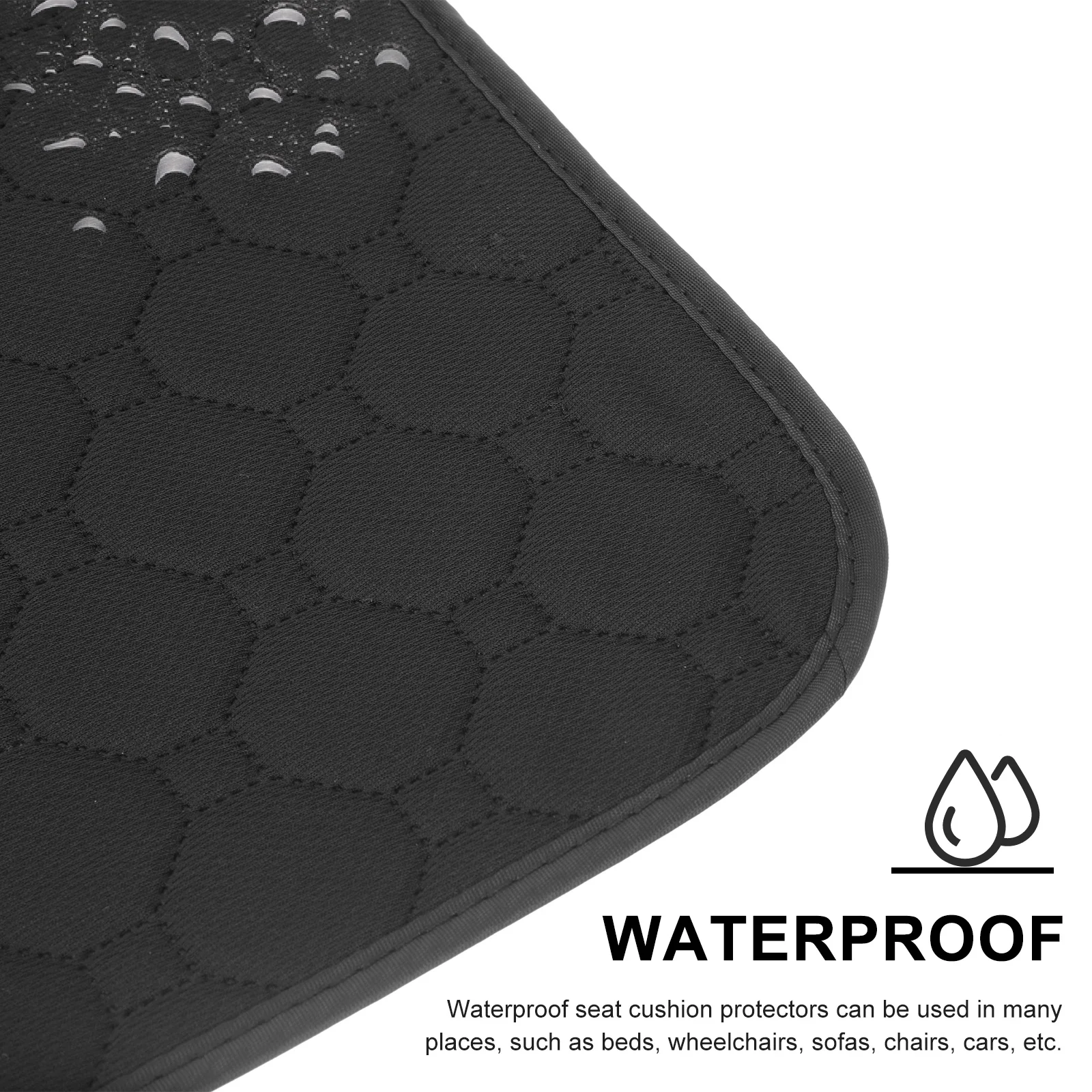

Round Waterproof Seat Cushion Sofa Car Pet Supplies Breathable Polyester Beige Washable Reusable Protect Chairs Couches