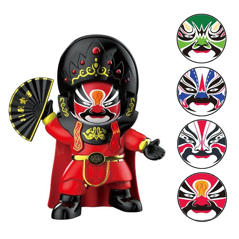 Chinese Style Sichuan Opera Face Changing Dolls Fortune Faces Change Makeup Crafts Ornament Children's Toy New Year Gifts