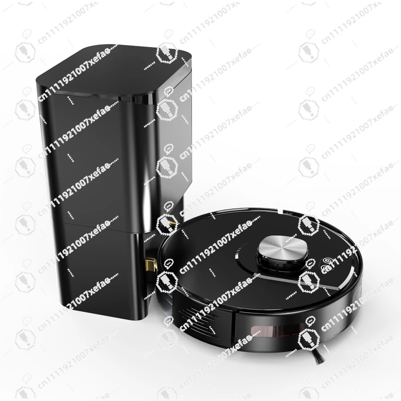 Self-emptying robot vacuum cleaner 3500Pa intelligent mapping function, 90 minutes run time, suitable for carpet and pet hair