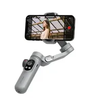 POSK Smart X Pro Smartphone Gimbal 3-Axis Handheld Stabilizer with Fill Light for Cell Phone ios Video Vlog Recording