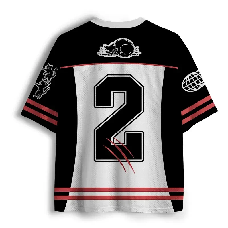Japanese Style Retro The Cat Is Watching Today 3d Printed Men Jersey Fashion Y2k Breathable Quick Drying T-shirt Unisex Tops Tee
