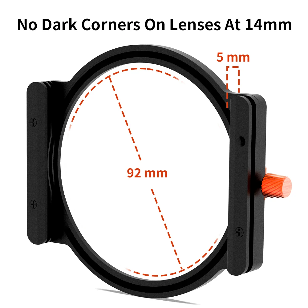 K&F Concept GND8 Square Filter 100*150mm Multi-Coated Neutral Density Filter with One Filter Holder 8pcs Filter Ring adapters