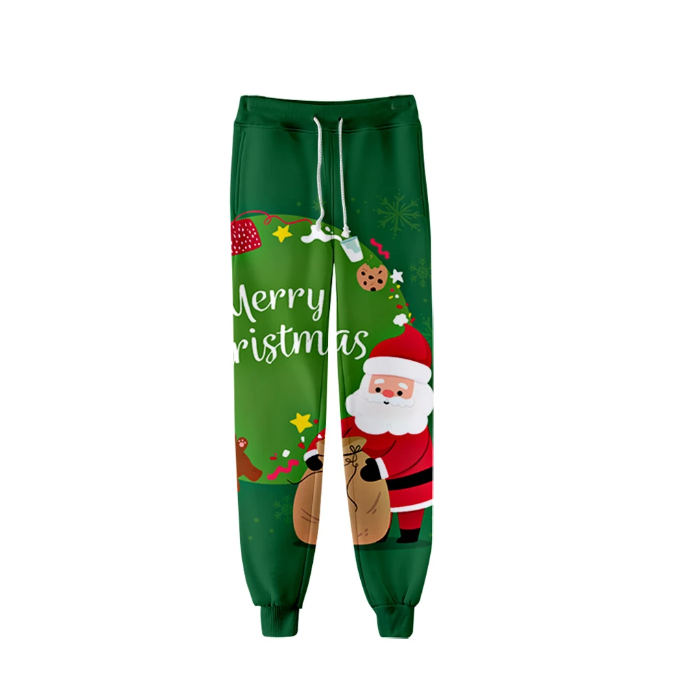 Trend Men's Pants Women Sweatpants UnisexHip Hop Casual Long  Creative Christmas Trousers Jogger Pant  Merry Christmas pants