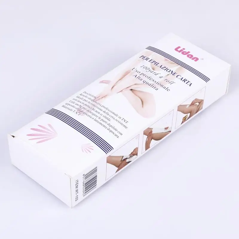 Hair Removal Wax Strip Nonwoven Papers Easy Use Depilation Strips Supplies for Body and Face Waxing at Home