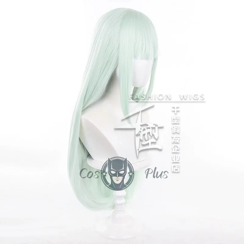 Pelucas de Cosplay de ANIME Mutsumi Wakaba, pelucas de disfraz de BanG Dream de 75cm de largo para mujer, pelo sintético verde claro resistente al calor + gorro de peluca