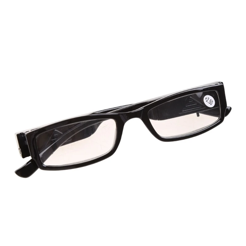 Light UP Multi Strength Eyeglass LED Reading Glasses Spectacle Diopter Magnifier 066C