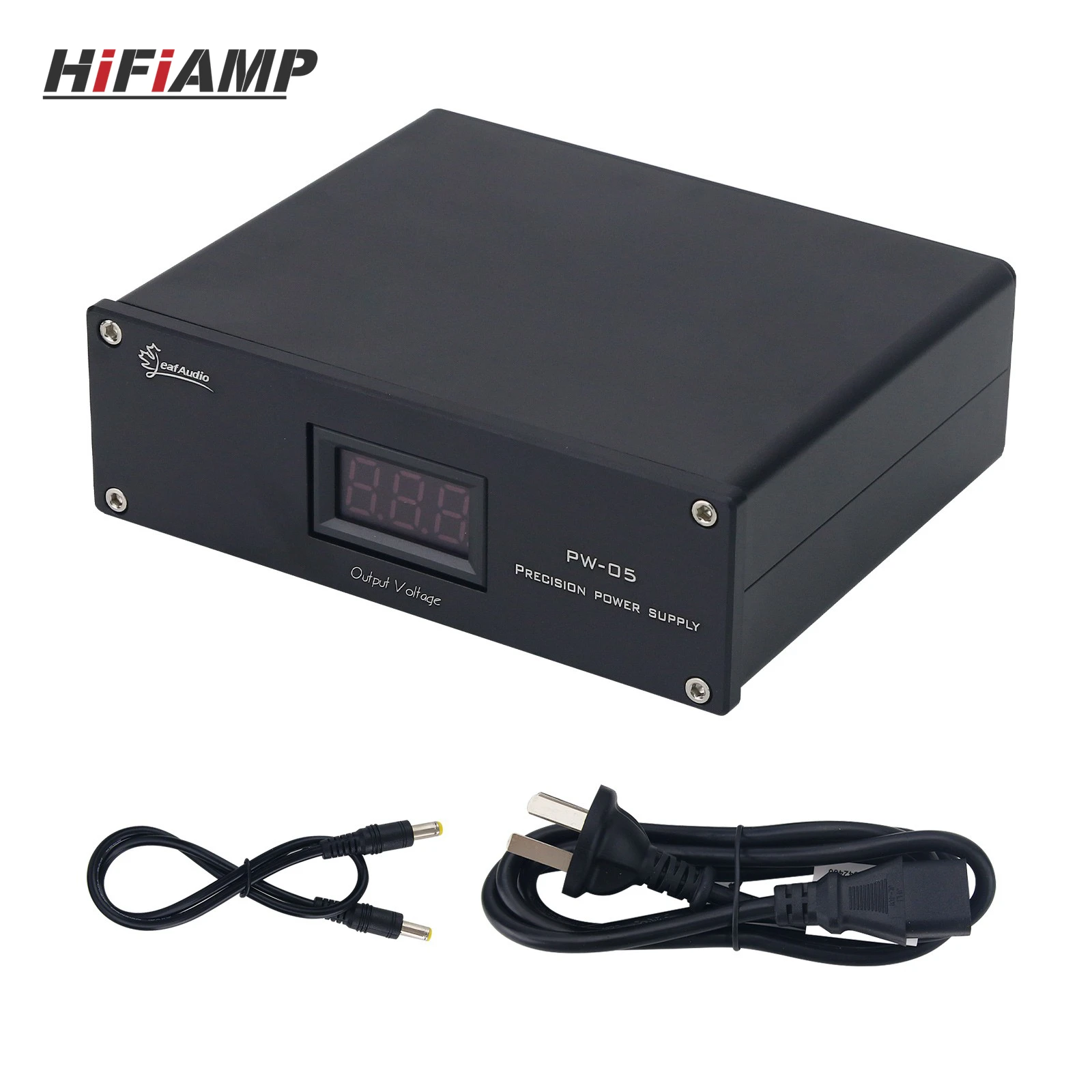 HiFiAMP PW-05 OEM LT3045 50W Precision Power Supply Linear Power Supply with Green Transformer 5V/9V/12V/15V 3A Output