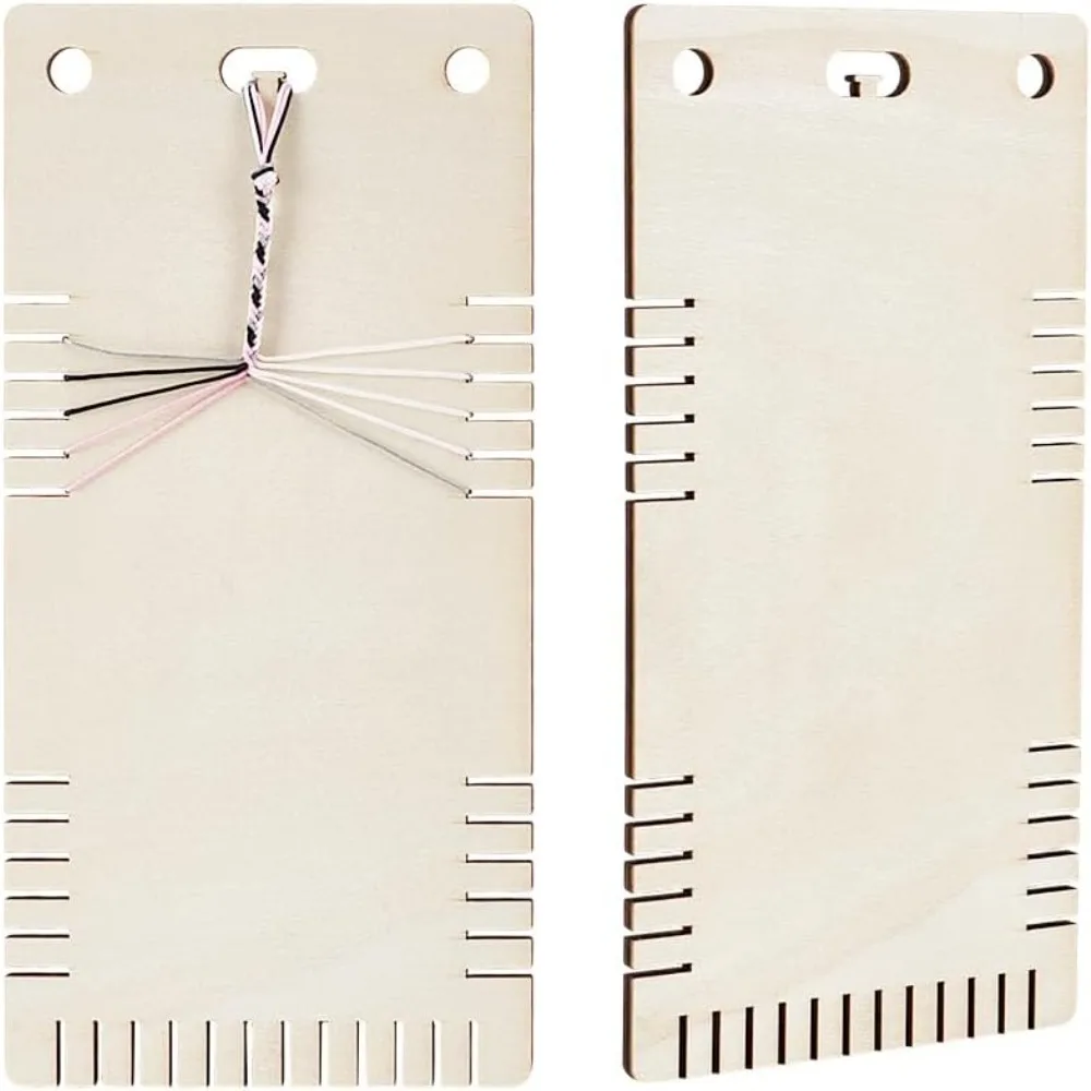 

2 шт. комплект для изготовления браслетов дружбы 9,4x4,7 дюйма с отверстием 10 мм, прямоугольный браслет, пластина, набор дисков для плетения браслета