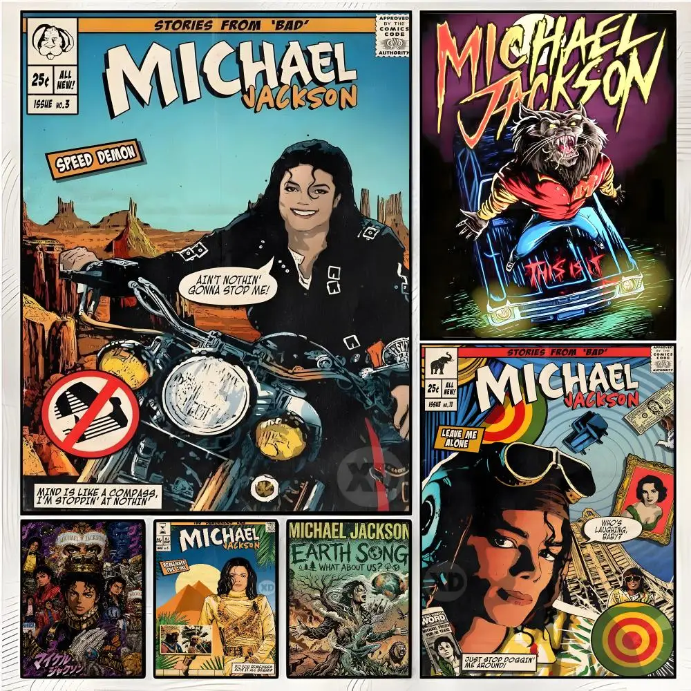 Singer Pop Michael Jackson Poster Superior Home Space  Indoor Decorative Art & Home Decor
