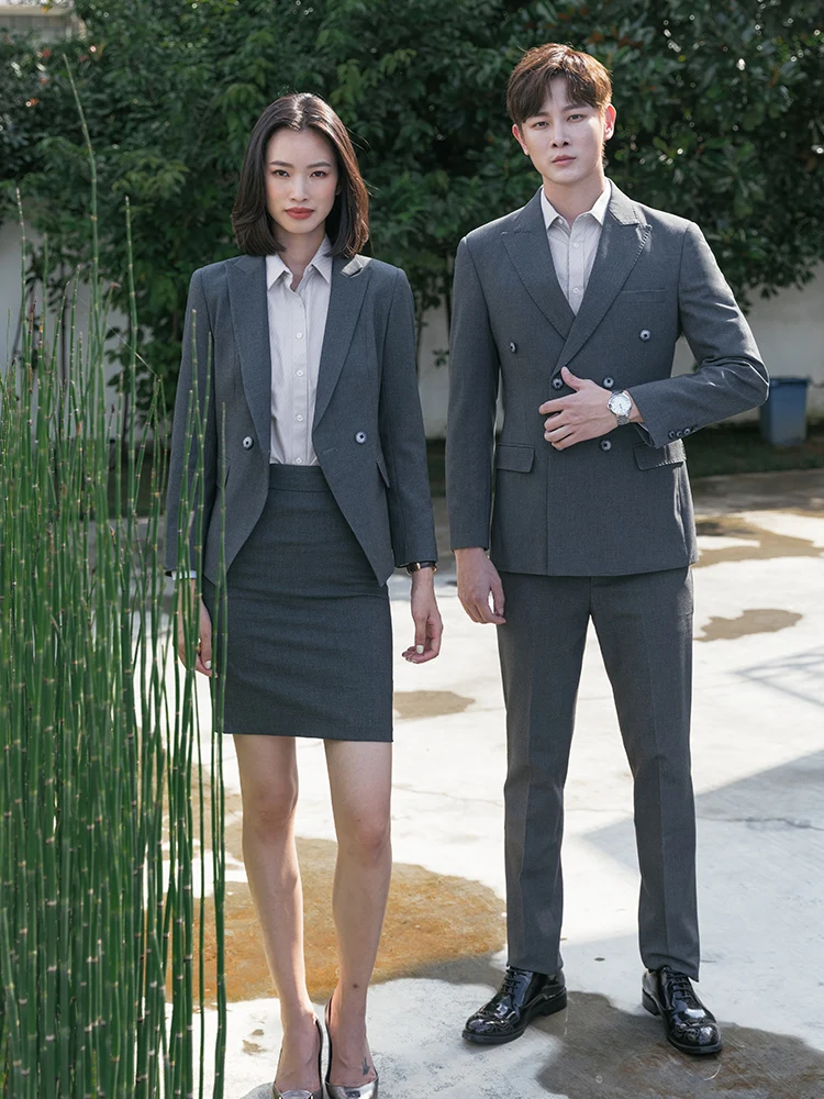 

Женский костюм Profional Busin, комплект мобильной спецодежды, официальный наряд для интервью, модная корпоративная одежда для недвижимости