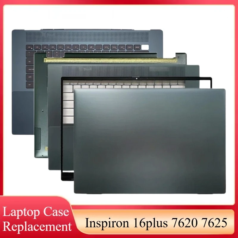 

New Case For Inspiron 16plus 7620 7625 Laptop LCD Back Cover Front Bezel Screen Frame Palmrest Upper Keyboard Cover Bottom Case