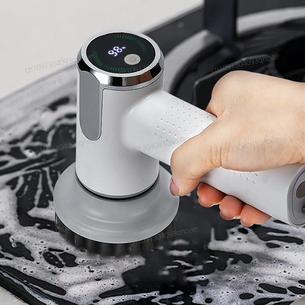 New Q2 electric cleaning brush for home use, multifunctional handheld, wireless, high torque, large capacity, replaceable brush