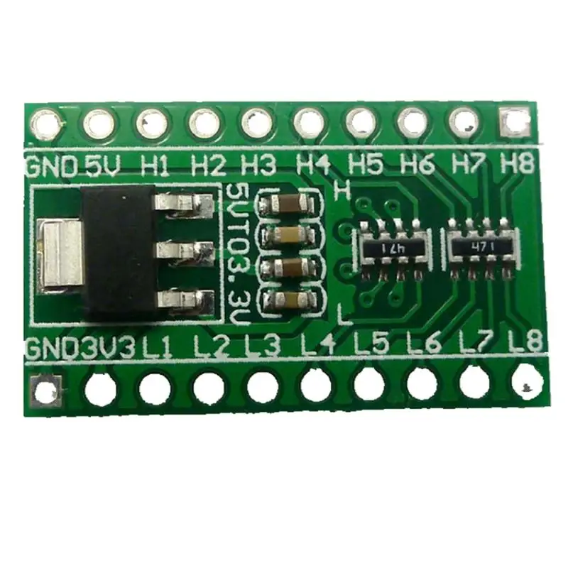 8CH IIC I2C Logic Level Converter Bi-Directional Module DC-DC 5V to 3.3V Setp-dowm Buck AMS1117 Board For Arduino