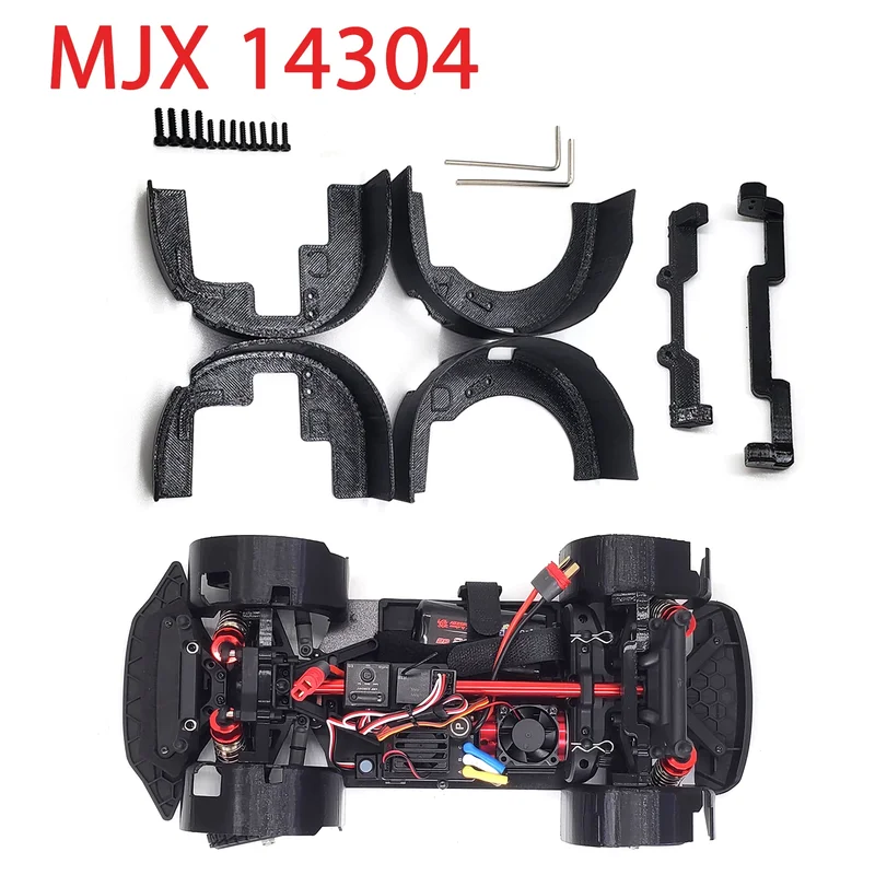 

MJX 1:14 14304 Remote control car upgrade accessories RC Drift Remote Control Pulling Car Simulate front and rear mudguards Rc