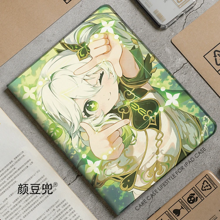 

Nahida Anime Genshin Impact Case For iPad 10.2 8th 10th Air 4 5th Mini 5 6th Case Luxury Silicone For iPad Pro 11 12.9 inch