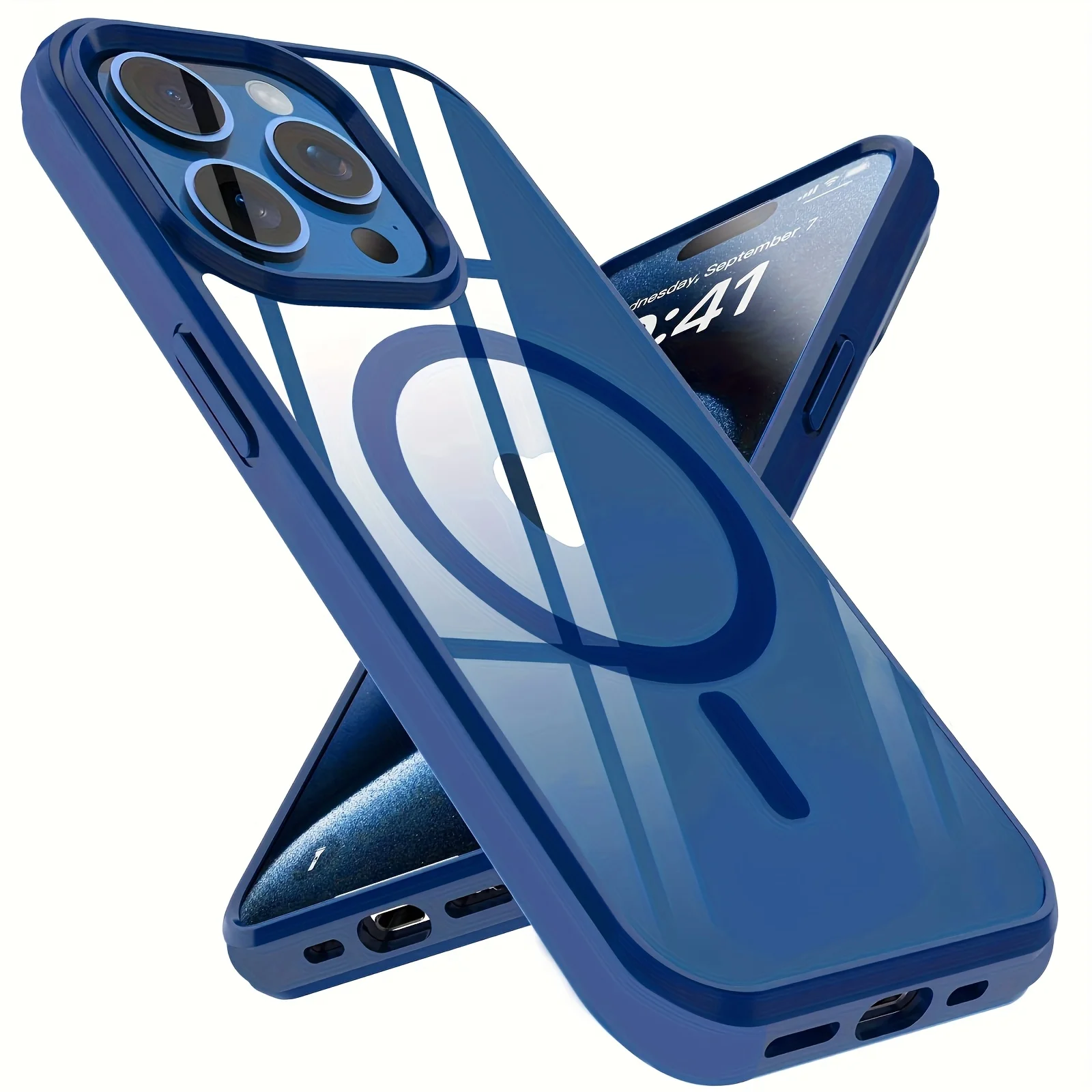 The Colorful Acrylic Shockproof Case Is Compatible with Iphone 16, 15, 14, 13, 12, 11 Pro Max, 14, 15, 16 Plus, 13，12