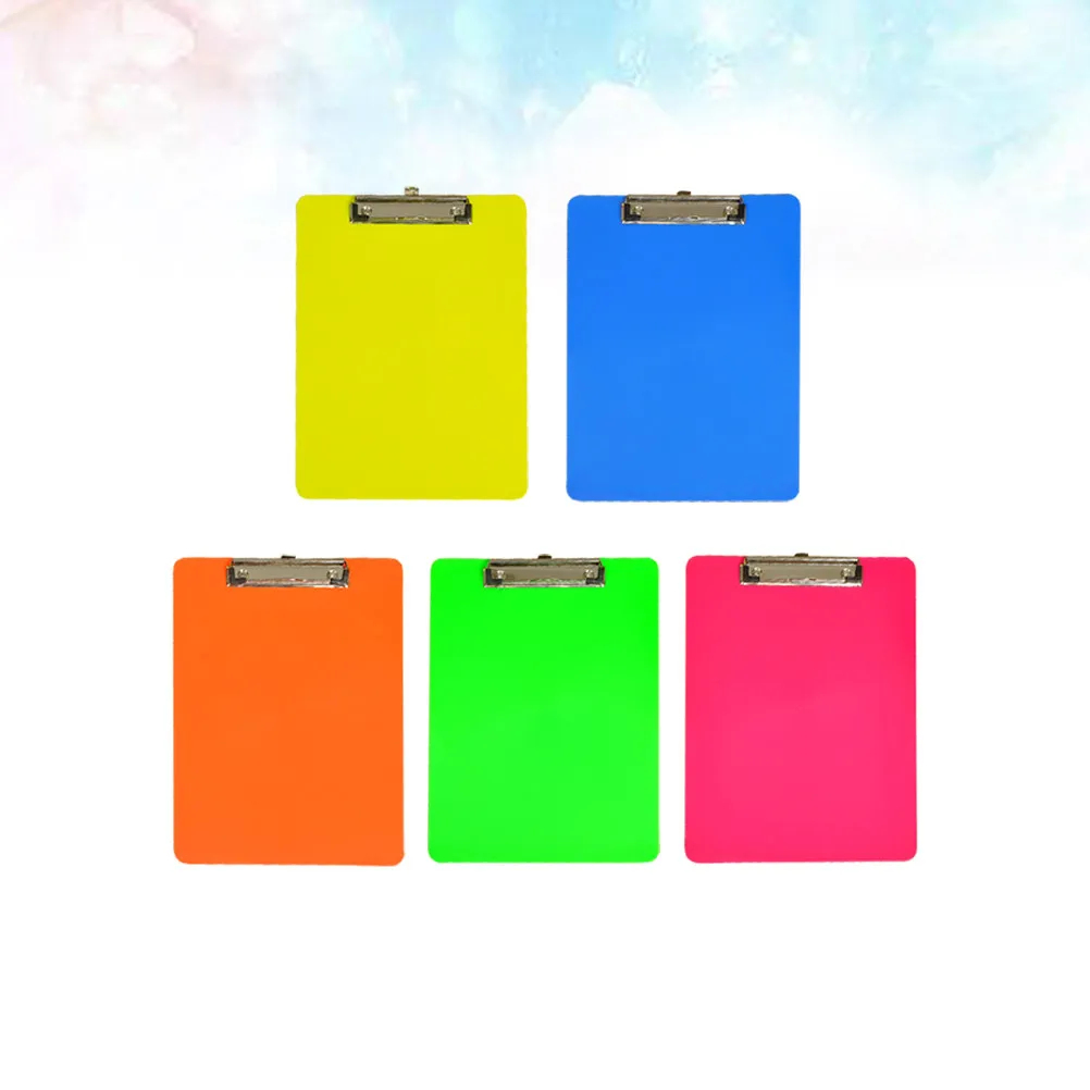 5pcs-a4-plastic-clipboards-colorful-profile-hardboard-paper-holder-writing-memo-folder-office-school-portable-lightweight