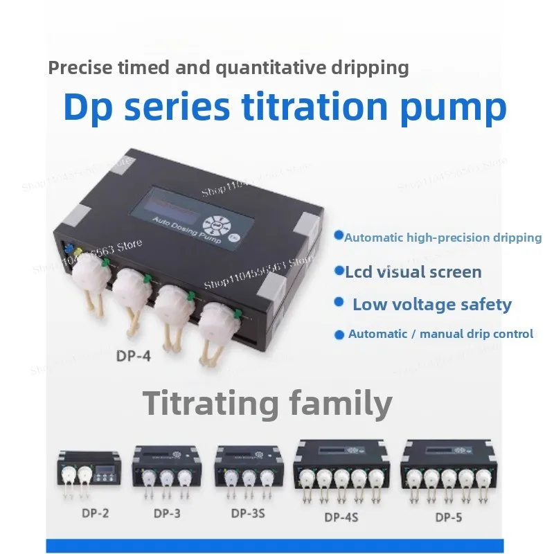 Multifunctional Peristaltic Dosing Pump DP Series for Aquarium Fish Tank Reef Tank Nutrient Circulation Water Transfer
