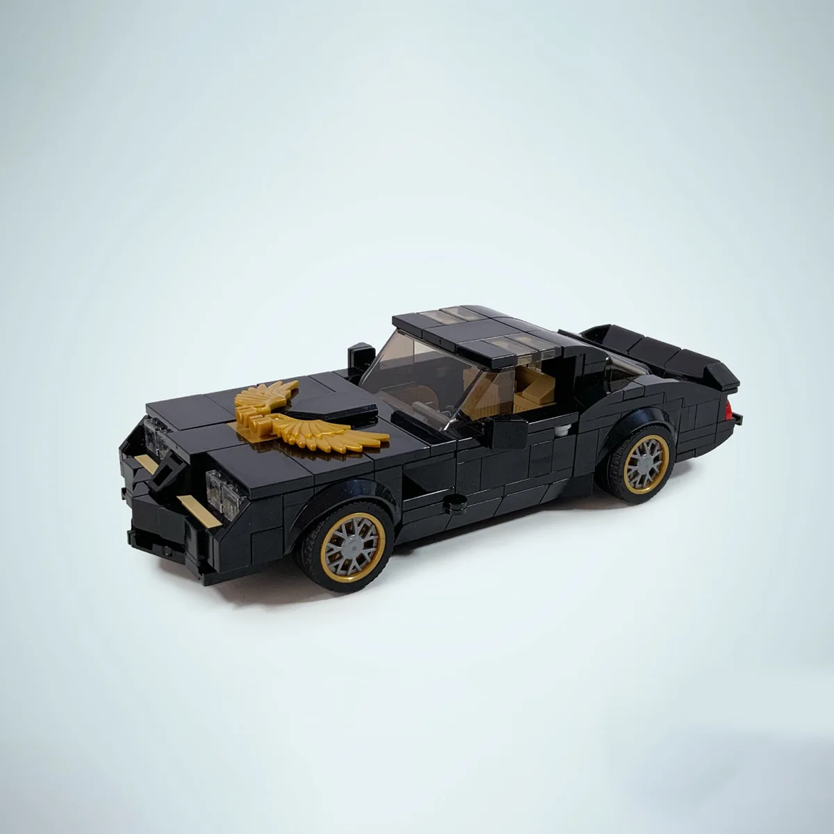 

350PCS Pontiac Firebird Roadster Turbo Supercar Building Block Model Creative Building Block Gift Christmas Gift Birthday Gift C