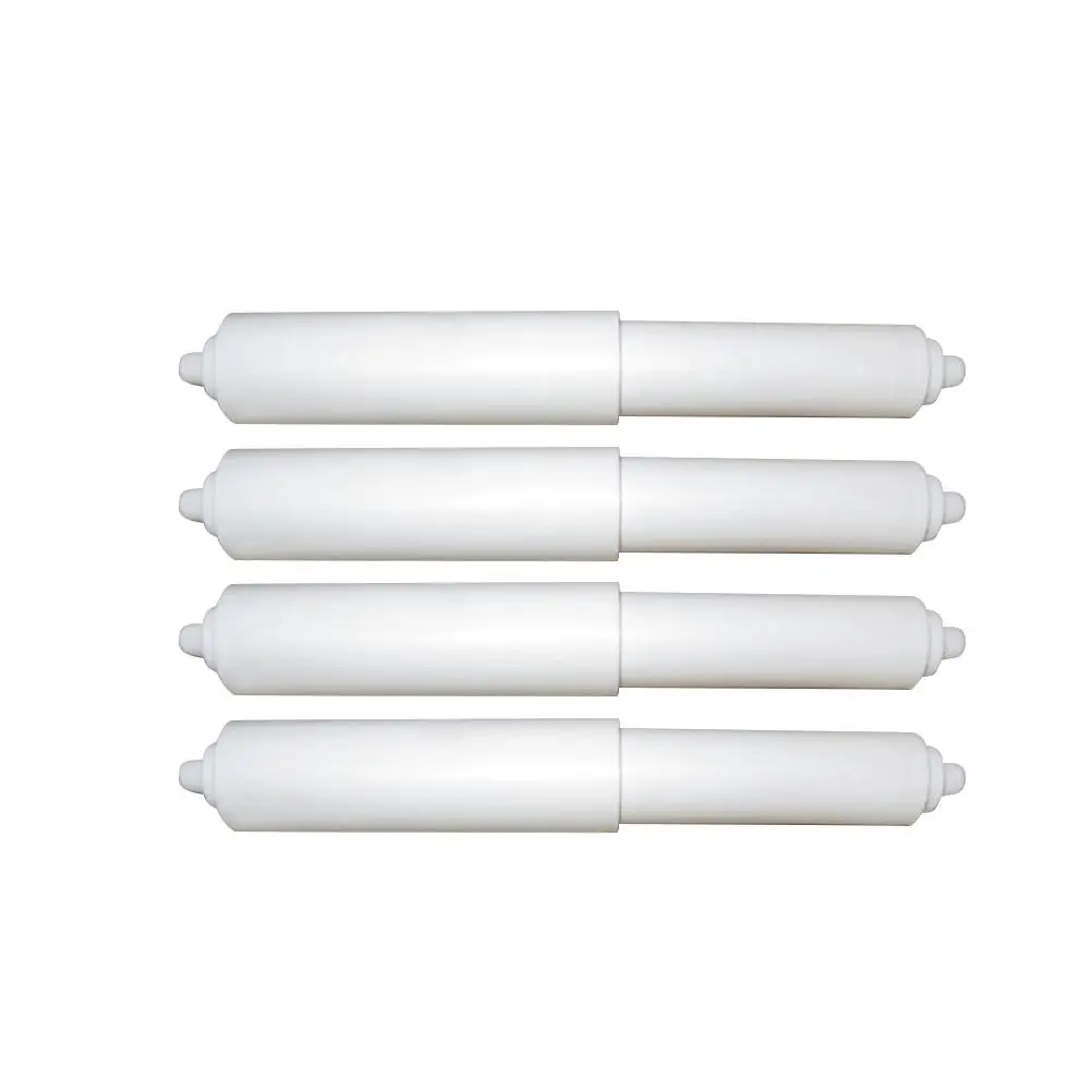 

4 Pcs Spring Loaded Toilet Paper Holder Roller Bathroom Accessories Replacement on Springloaded Rod