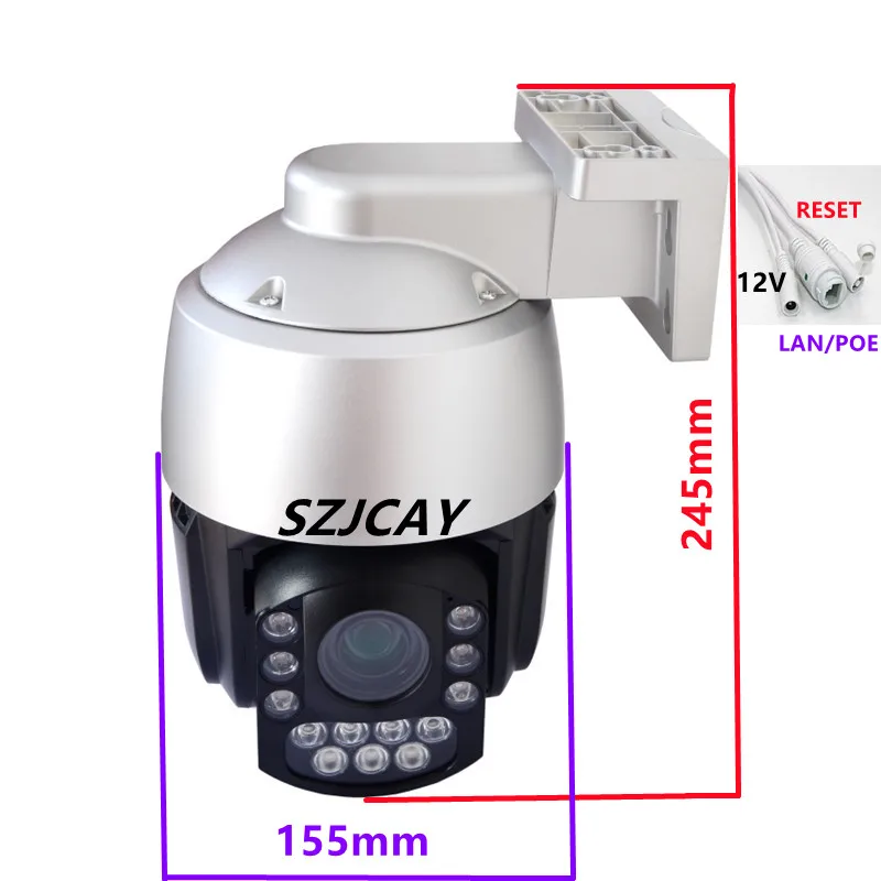 Imagem -06 - Szjcay-ptz Câmera ip 30fps 8mp 4k Poe Zoom Óptico 30x Rastreamento Automático Hikvision Zoom 990x Câmera de Vigilância Cctv Dahua Imx415