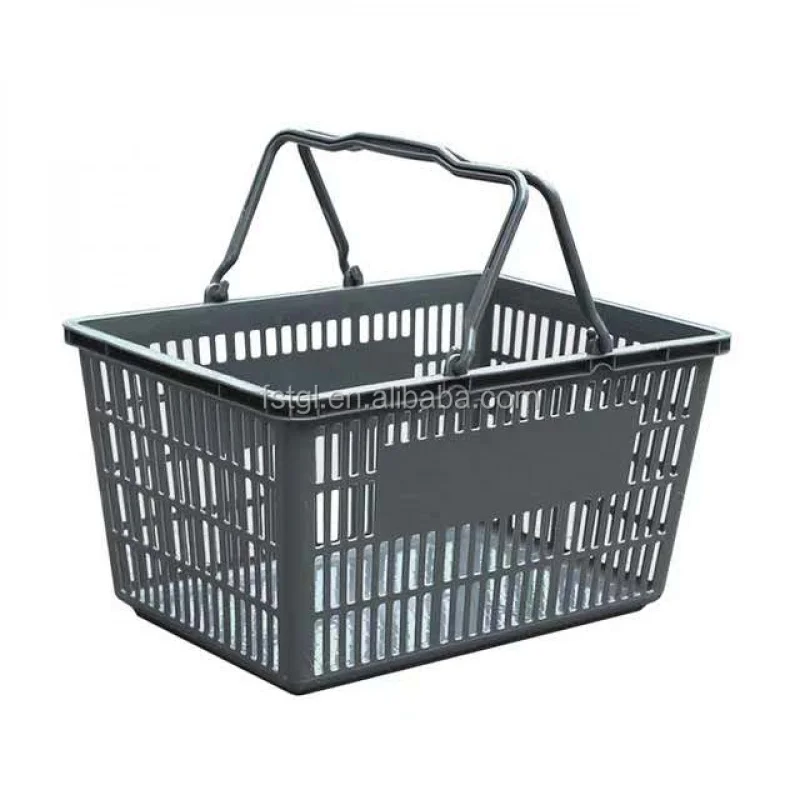 [Customized] grocery shopping basket plastic 20 L supermarket shopping hypermarket sale