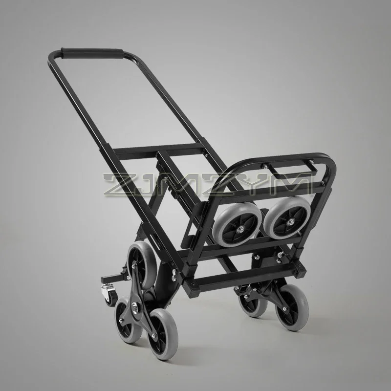 Foldable Handy Trolley Stair Climbing Cart Portable Shopping Cart Grocery Heavy Cart Folding Small Cart Luggage Cart