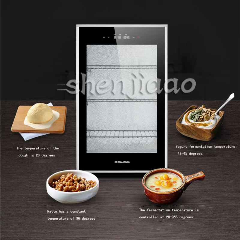 CF-6000 Commercial ขนมปังหมัก DIY made โยเกิร์ต natto สีแดงไวน์ขนมปังหมักเครื่อง fast Thermostat โยเกิร์ต maker 60L