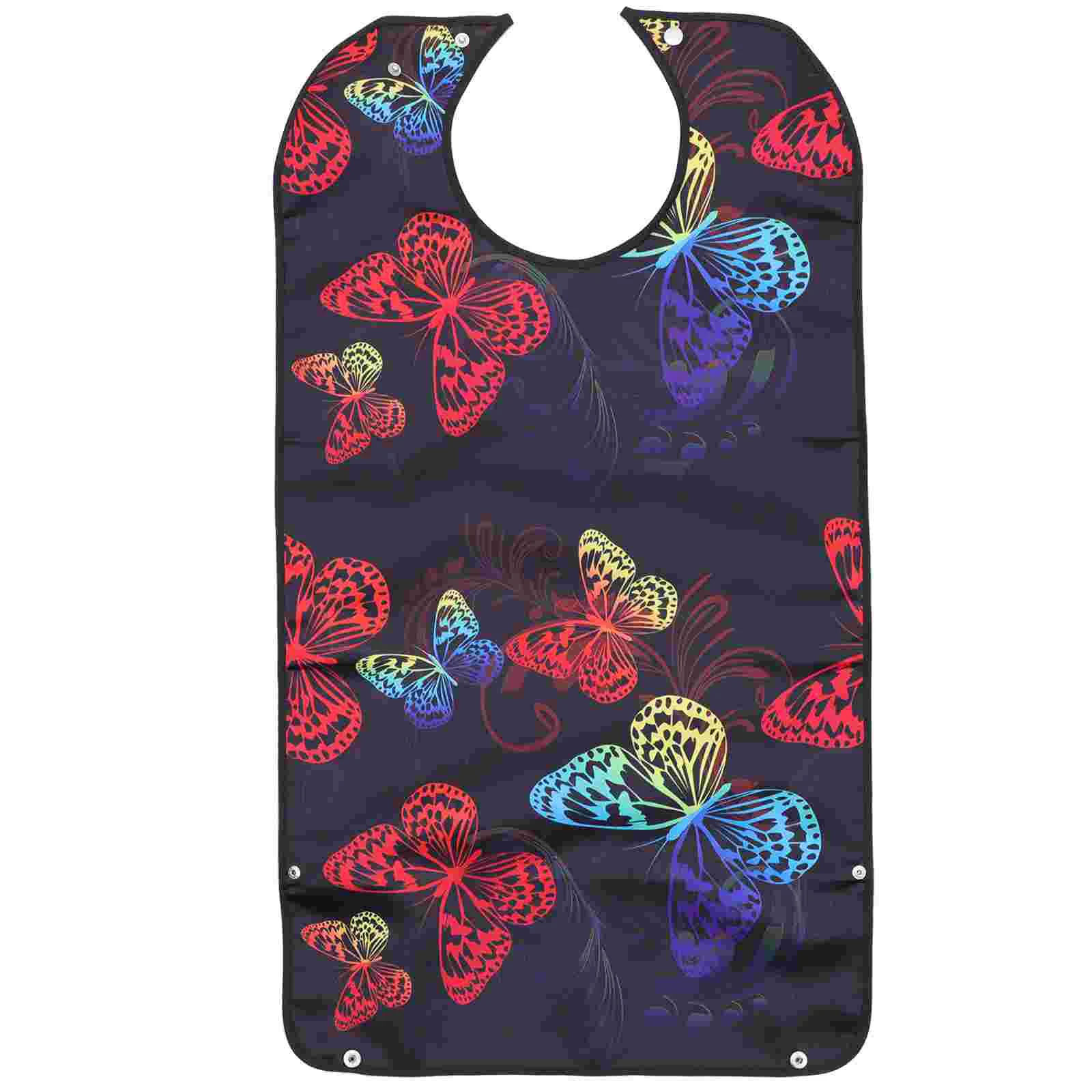 

Adult Bib Eating Apron Reusable Bibs Bow Tie Overflow Protector The Bottom Layer Is Waterproof Pu Polyester Taffeta Miss