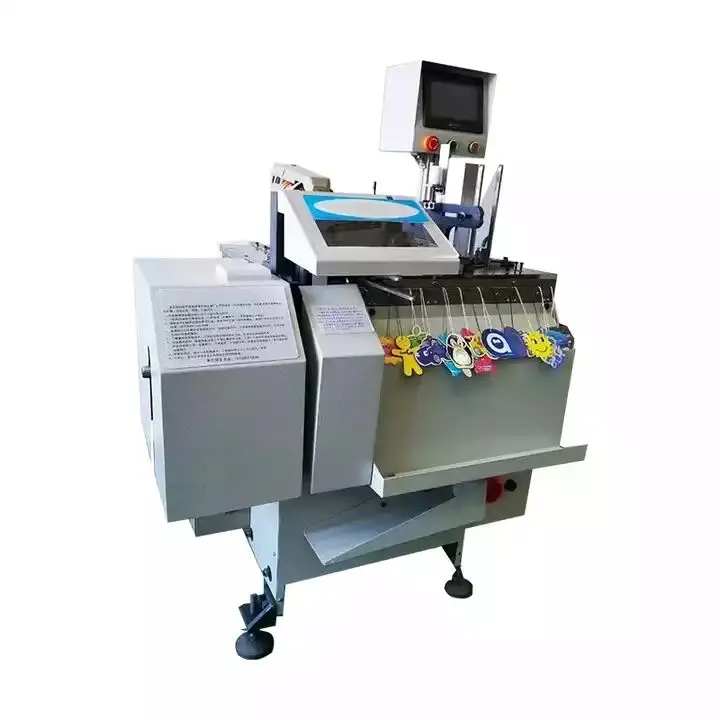 Machine automatique de nouage de nœuds de cordon en Nylon pour vêtements, enfileur d'étiquettes à œillets, Machine à enfiler de cordage d'étiquette volante