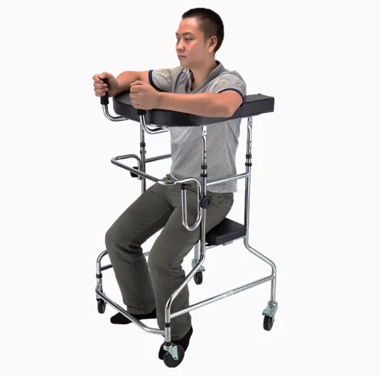 Hemiplegia walker lower limb rehabilitation trainer assisted walking walker hand supported standing frame