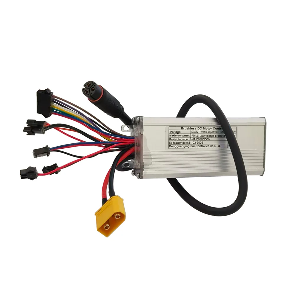 

Бесщеточный контроллер двигателя для электровелосипедов JH4AJ6057DZXW 48В 21А, контроллер скорости с дисплеем для электросамокатов и горных велосипедов