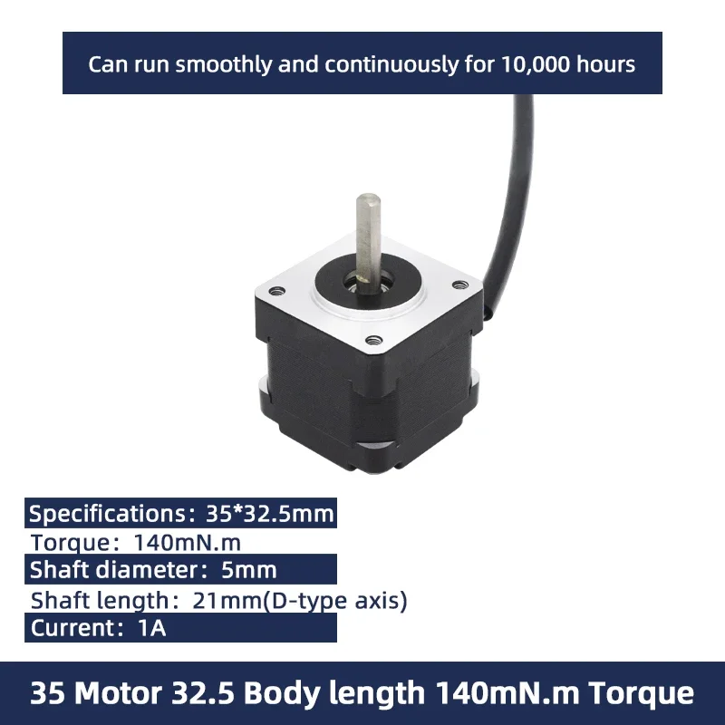 UMOT Custom 35*32.5mm Nema14 Hybrid Stepper Motor 1.8degree 2phase Cnc Autonics Auger Atv Stepping Motor For Electric Transaxle