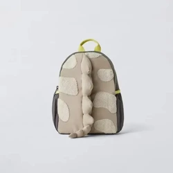 2025 Cute Cartoon Dinosaur Kids Backpack Embroidered Lightweight Children's Backpack Kids Accessories Kid Bag