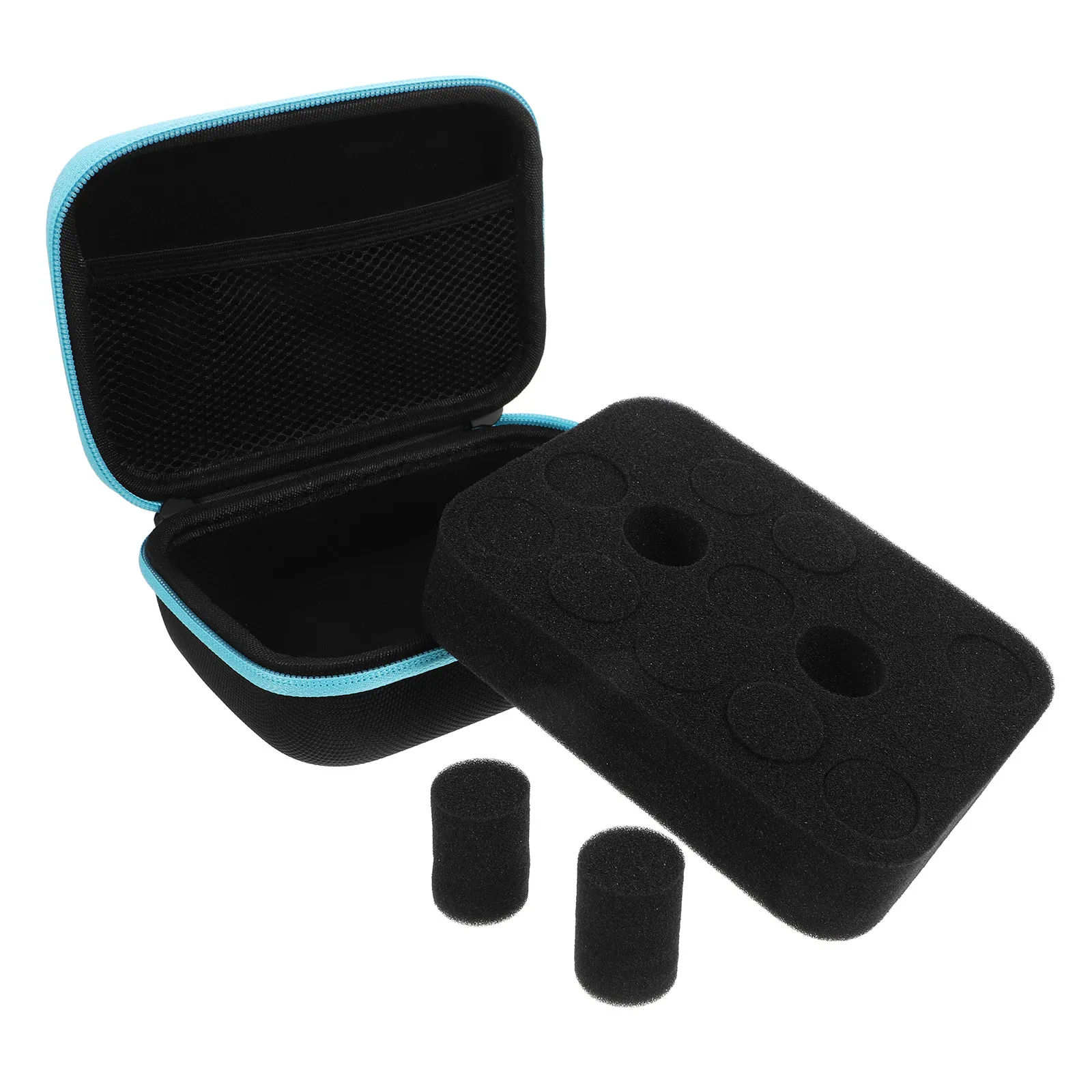 10Ml Essential Oil Organizer Bag Nylon Hard Shell Travel Storage Case for 10Ml Bottles with Internal Dividers Portable