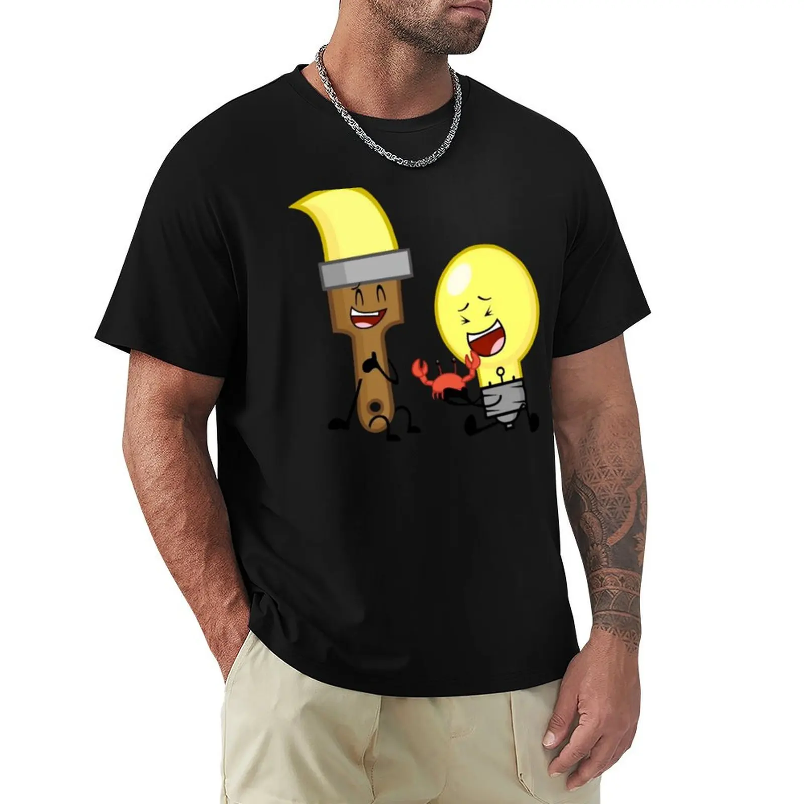 BFDI Inanimate Insanity , All Characters ,Object-All-Stars T-Shirt Lightweight Cooling Short Sleeve Tee