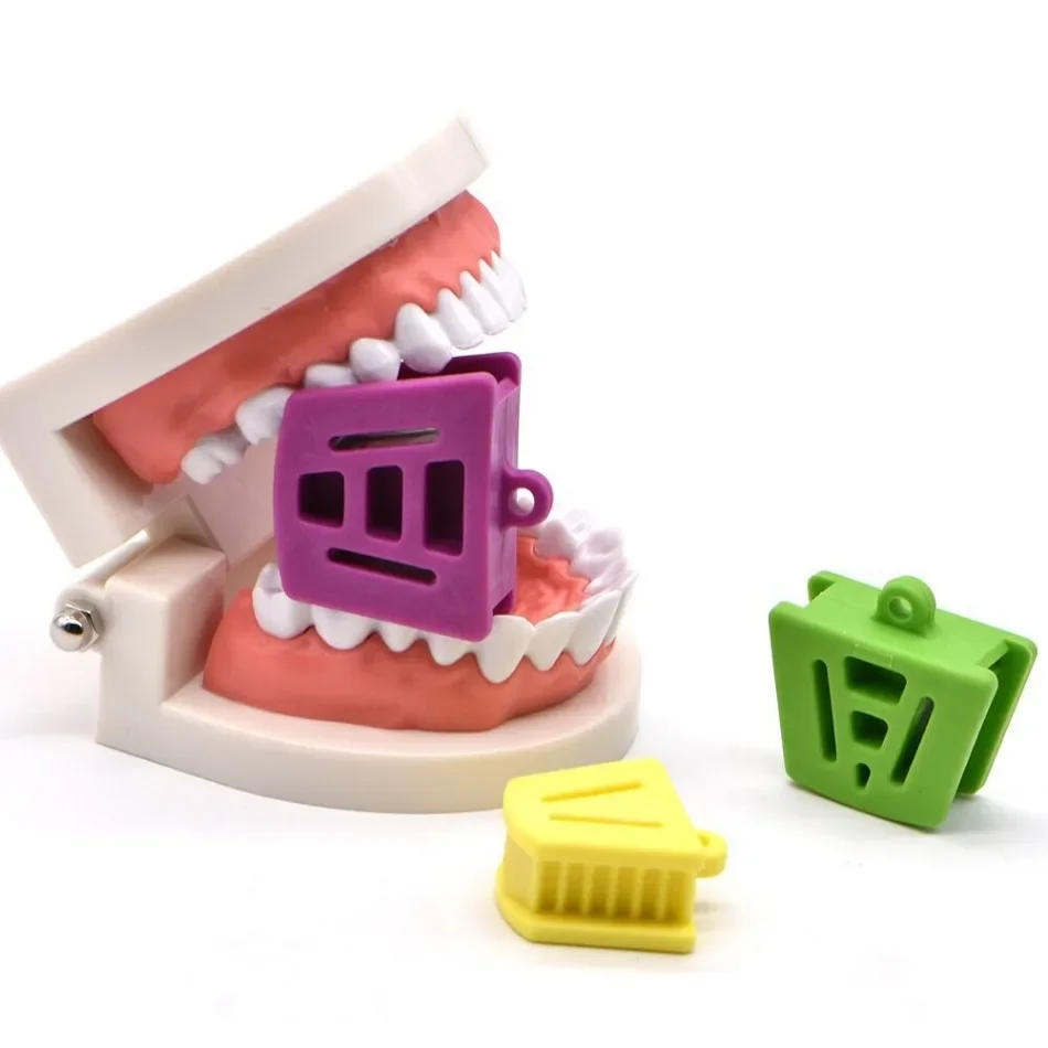 3 maten Tandheelkundige Occlusale Pad Rubber Bite Opener Blokken Mond Prop Grote Middelgrote Kleine Orthodontische Benodigdheden Tandheelkunde Gereedschap