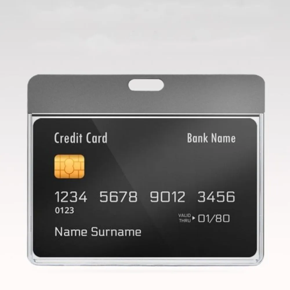 Hanging Rope Bus Chest Card Case Badge Holder