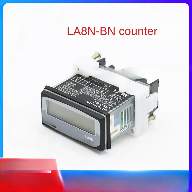 LA8N-BN 8-digit counter with built-in battery