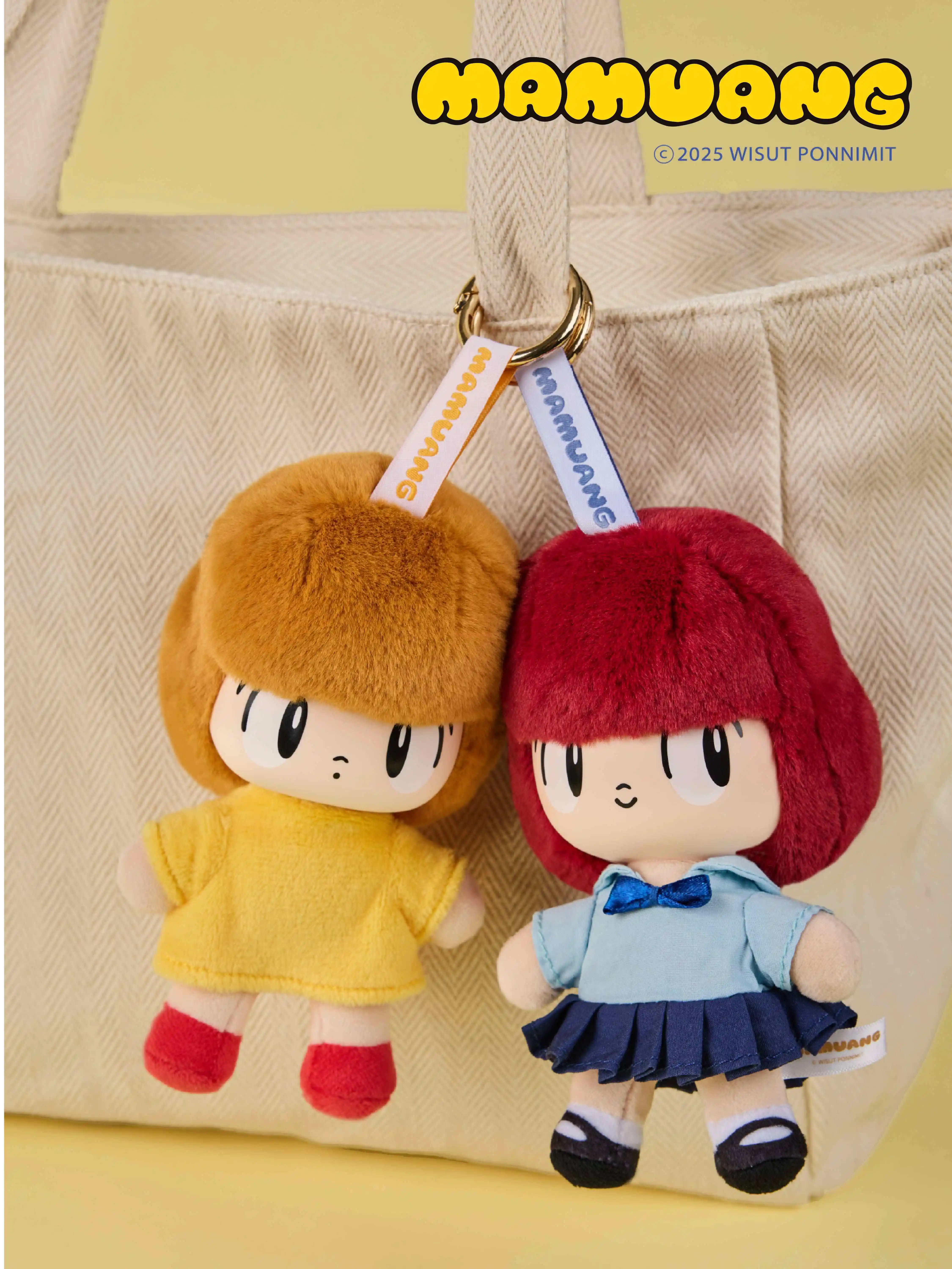 جديد الأصلي الساخن بيع حقيقية Mamuang الفينيل دمية صندوق أعمى لطيف دمية دمية حقيبة قلادة فتاة هدية