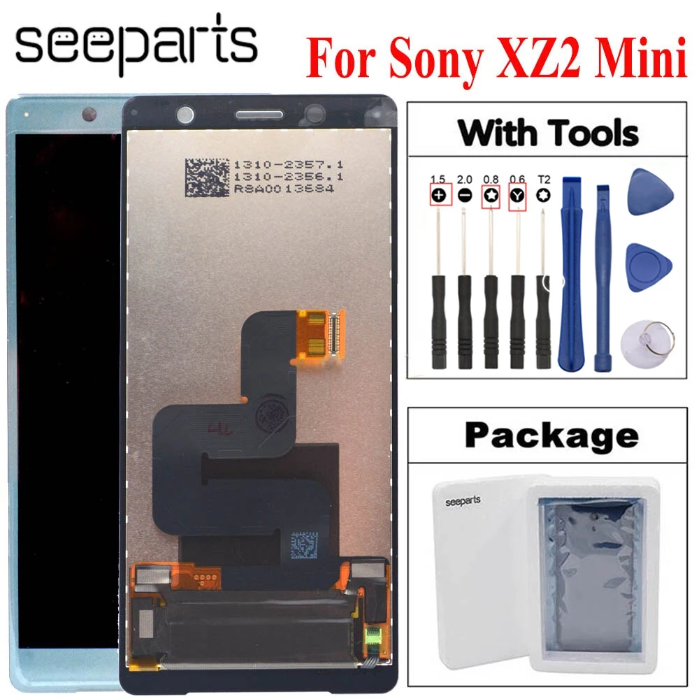 Tested Well 5.0\'\' For Sony Xperia XZ2 Compact LCD Display Touch Screen Digitizer Assembly Replacement For Sony XZ2 Mini LCD