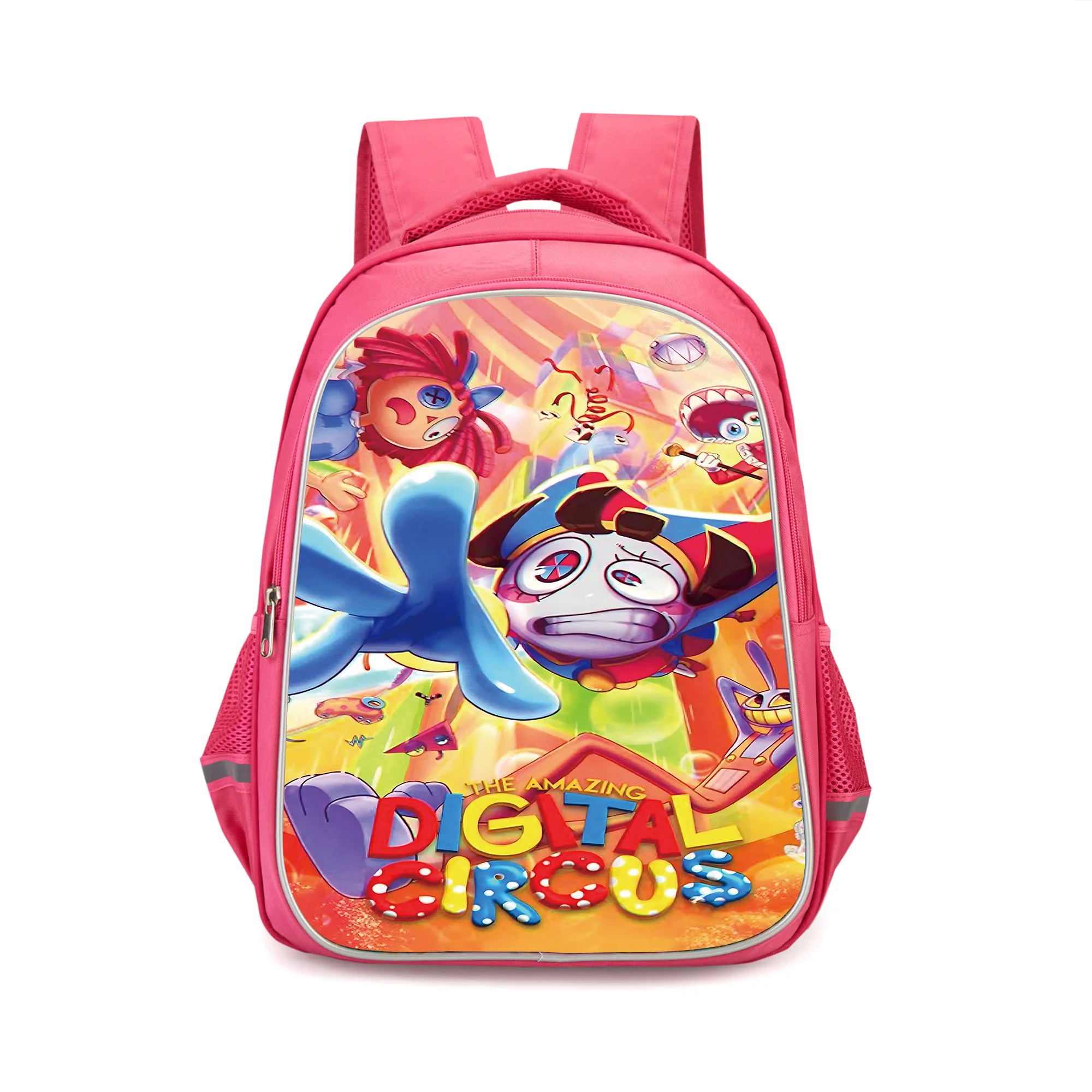 The Amazings Digitals Circus Child Backpacks Girls Student Birthday Gift School Bags Camping Durable Rucksack