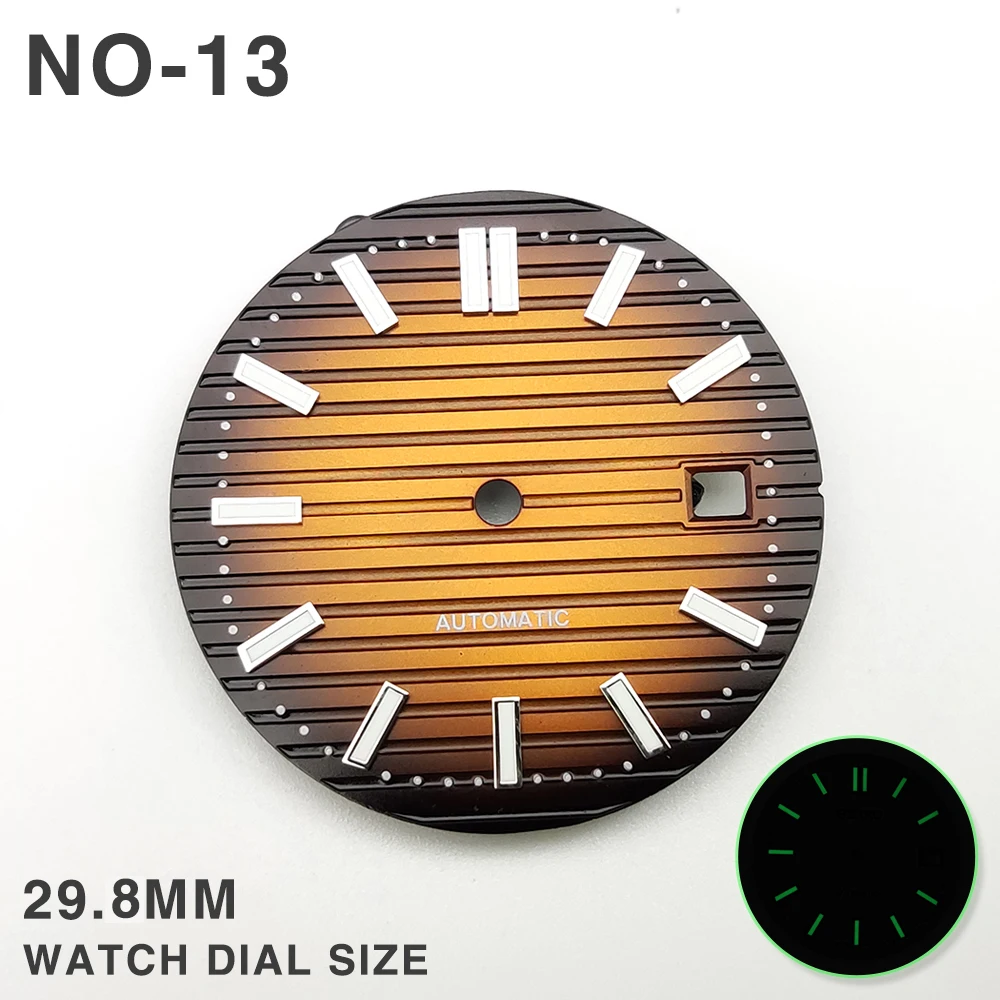 الاتصال الهاتفي مضيئة لاستبدال ساعة نوتيلوس ، أجزاء الساعة ، اكسسوارات الحركة ، إصلاح لوحة ، 2813 ، 8215 ، 2836 ، 29.8 مللي متر #4