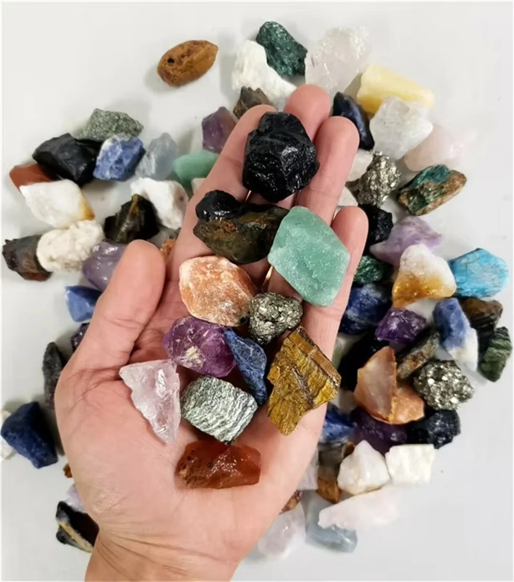 natural stones feng shui raw healing reiki crystals bulk mix rough crystal quartz for sale