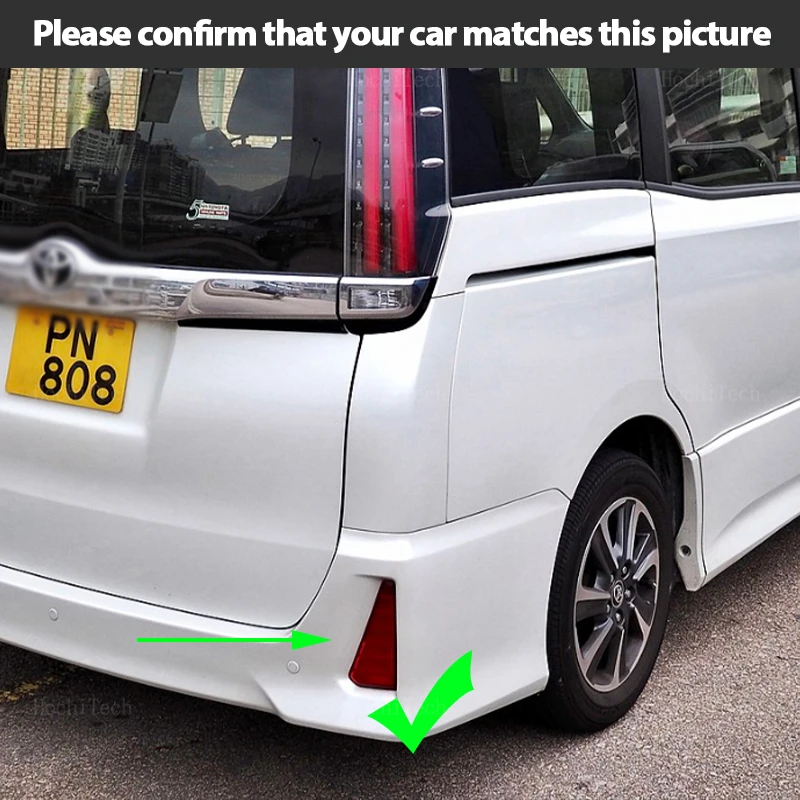Reflector Rear Tail Light LED Rear Bumper Light Auto Brake Light For Toyota Noah Voxy 80 Series 2016 2017 2018 2019